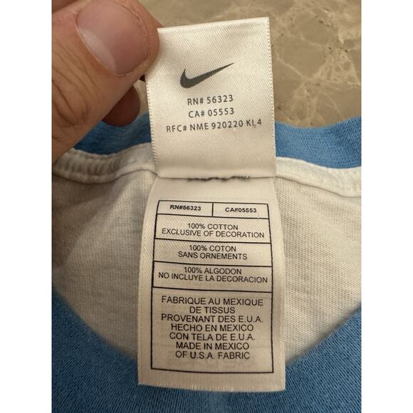 Vintage Y2K Nike Center Swoosh 2006 Olympic Games Ringer Shirt Large - Picture 5 of 9